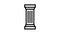 columns and posts line icon animation
