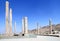 Columns and ruins of Apadana Palace built by Darius the Great, Persepolis,  Iran