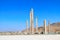 Columns and ruins of Apadana Palace, Persepolis,  Iran