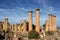 Columns at temple Cyrene Libya