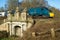 COLWICH, STAFFORDSHIRE, ENGLAND. JANUARY 2024. Avanti train travelling over a railway bridge on the West Coast mainline railway