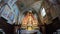 Colzate, Bergamo, Italy. The interior of the church of the shrine of St. Patrick San Patrizio in Italian