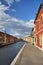 Comacchio, canal bridge. Ferrara, Emilia Romagna, Italy