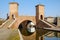 Comacchio, ferrara, emilia, italy, europe, trepponti architectural complex