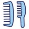 Comb, detangling comb Isolated Vector icon which can be easily modified or edited