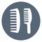 Comb, detangling comb Isolated Vector icon which can be easily modified or edited