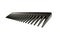 Comb hair plastic isolated black white background barber