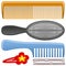 Comb and Hairbrush Set