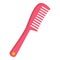 Comb icon isolated