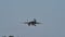 Combat Aircraft MiG29 with Extracted Landind Gear Close to Landing Slow Motion