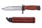 Combat bayonet with scabbard Red Army USSR.