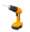 combi drill impact drill and driver 3d render no shadow