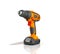 combi drill impact drill and driver on white background 3d