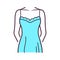 Combination lingerie color line icon. Type of lingerie. Sleeping dress. Pictogram for web page, mobile app, promo. UI UX GUI