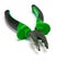 Combination pliers with green handle