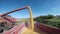 Combine Harvester Unloads Corn Seeds in to Tractor Trailer
