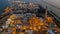 Combined heat power plant, Aerial view large combined cycle power plant