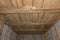 Combined house of wooden beam logs and blocks. The first floor of the house. overhaul and reconstruction. House or apartment is