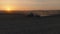 Combines field aerial view harvest season 4k eat food sun sunset