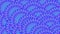 Combining blue gradient and pink, half circles, in diagonal line pattern