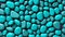 Combining maroon and teal 3D stones to create a multicolored abstract background 3D render