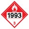 Combustible Liquid NOS UN1993 Symbol Sign, Vector Illustration, Isolate On White Background Label. EPS10