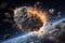 Comet astronomy asteroid earth apocalypse space meteorite meteor planet science impact