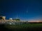 Comet Neowise and shooting star over Fort Belan, North Wales, UK