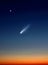 Comet in Night Sky