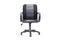 Comfortable black office Chair empty swivel Isolated on white background.