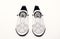 Comfortable modern lightweight oxford shoes on white background , isolated. Pair of comfortable oxfords shoes. Female