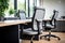 comfortable office chairs representing good ergonomics at the workplace