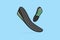 Comfortable Orthotics Shoe Insole, Arch Supports vector illustration.