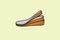 Comfortable Orthotics Shoe Insole Pair, Arch Supports vector illustration.