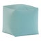 Comfortable pouffe on white background. Clipping path included.