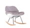 Comfortable rocking chair isolated. Interior element