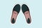 Comfortable Shoes Arch Support Insoles Sticker vector illustration. Fashion object icon concept.