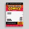 Comic book special edition cover page template design