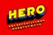 Comic book SuperHero style font