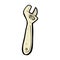 comic cartoon adjustable spanner