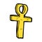 comic cartoon ankh symbol