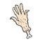 comic cartoon gross severed hand