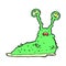 comic cartoon gross slug