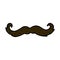 comic cartoon mustache symbol