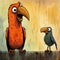 Comic Cartoon Parrots: Emotional Storytelling With Gritty Reportage