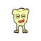 comic cartoon rotten tooth character