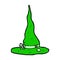 comic cartoon spooky witches hat
