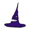 comic cartoon spooky witches hat