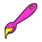 comic cartoon spoon