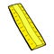 comic cartoon wooden ruler